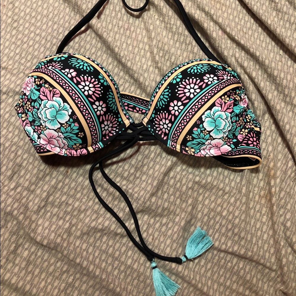 Tribal print bikini top